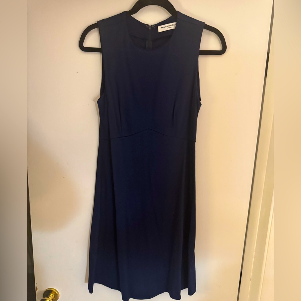 Navy blue Amanda Uprichard New York above the knee dress